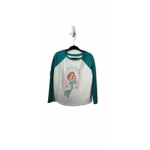 Disney Jumping Beans The Little Mermaid Ariel Girl Long Sleeve Tee Sz 4T_K34